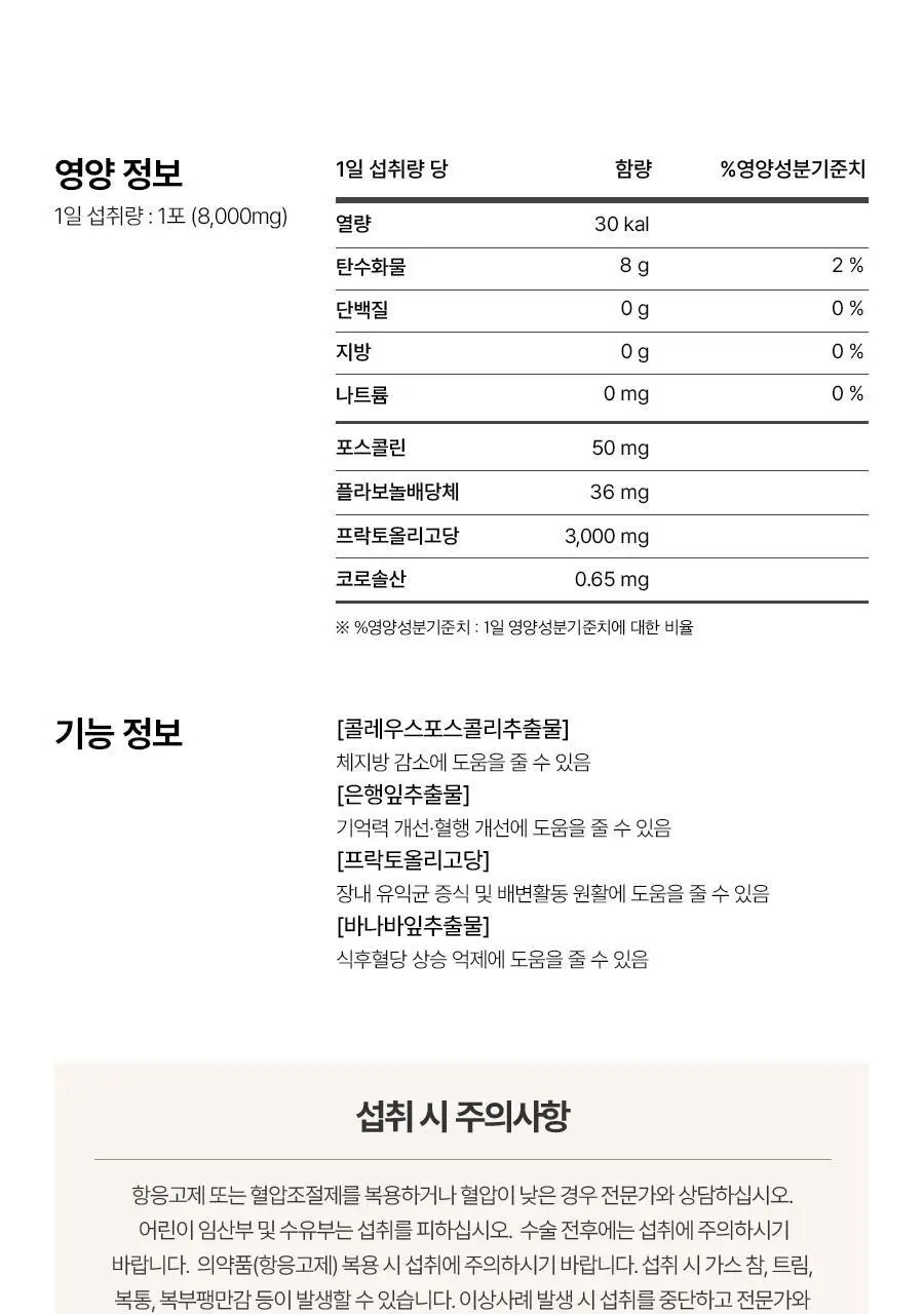 [서현PICK] 콜레올로지 티 PRO 하비탈출 8,000mg X 7포/15포 (7일분/15일분) 상세페이지 37